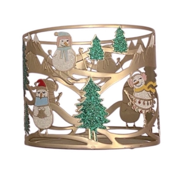 Winter Themed Candle Holder - Picture 2 of 3